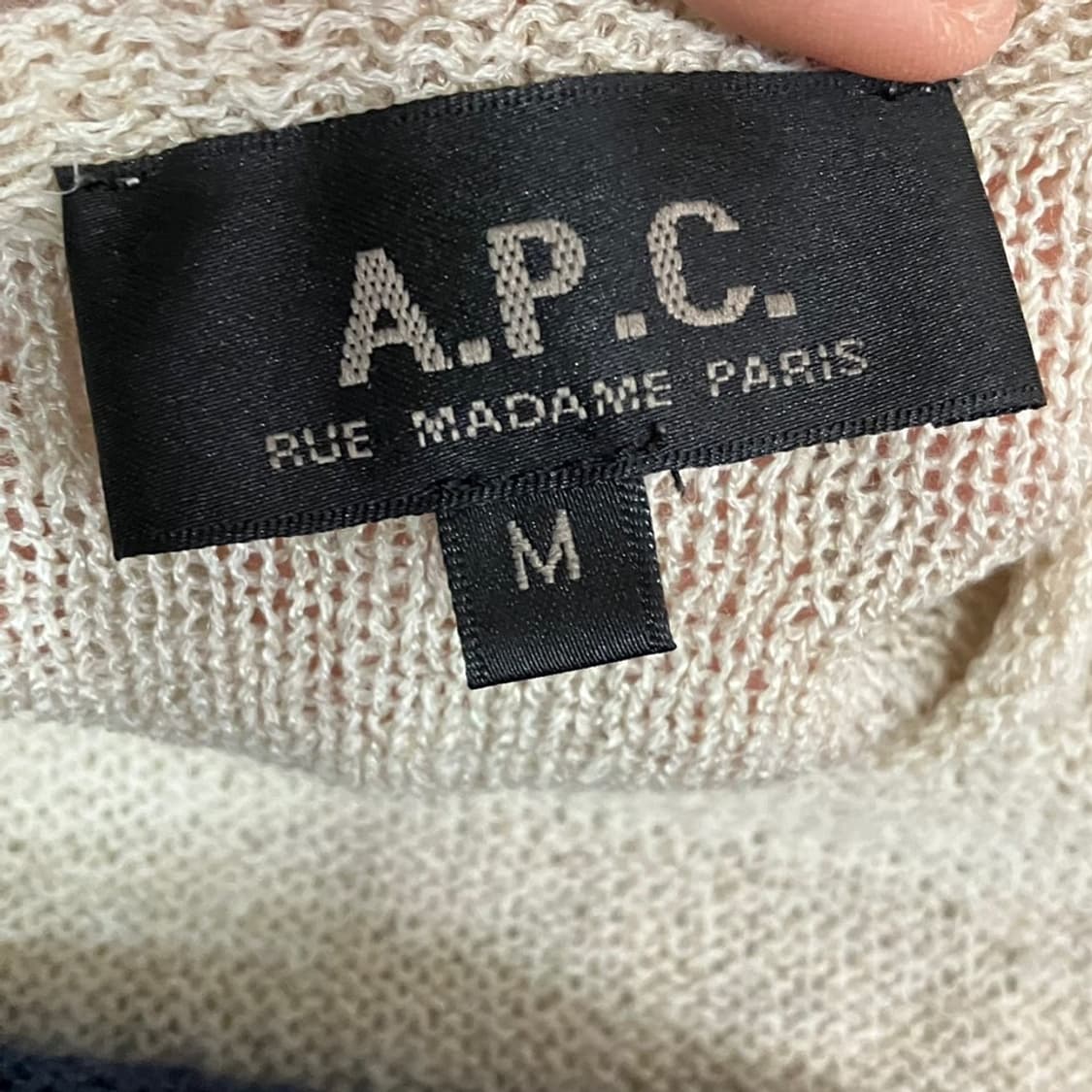 아페쎄 베이직 니트 상품이미지5