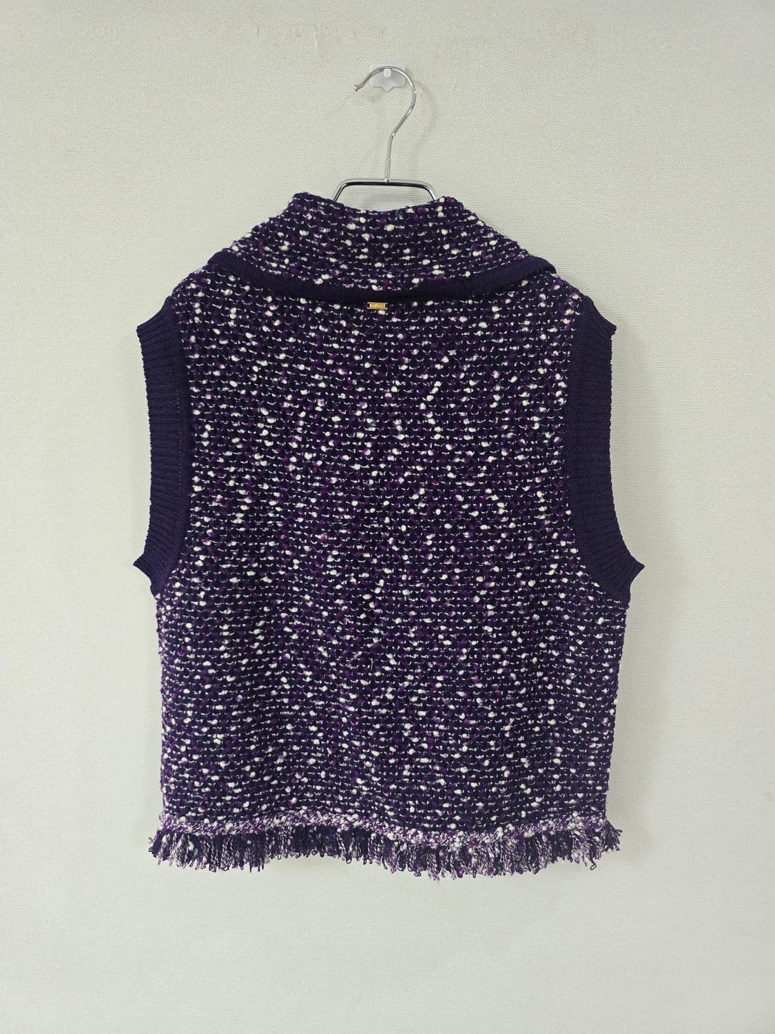 센죤 트위드 니트 베스트 상품이미지6