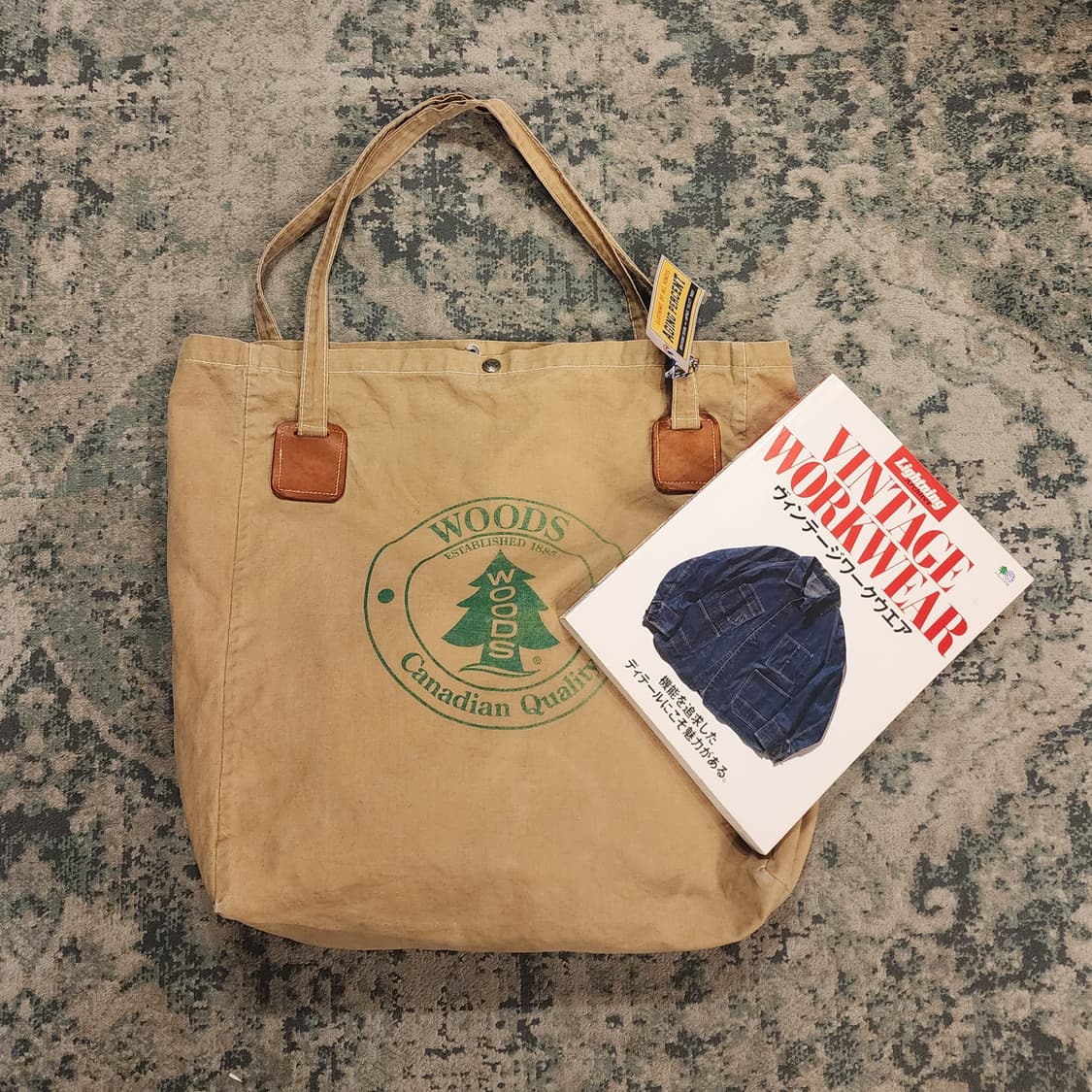 90s제작 WOODS 숄더 & 토트백 상품이미지2