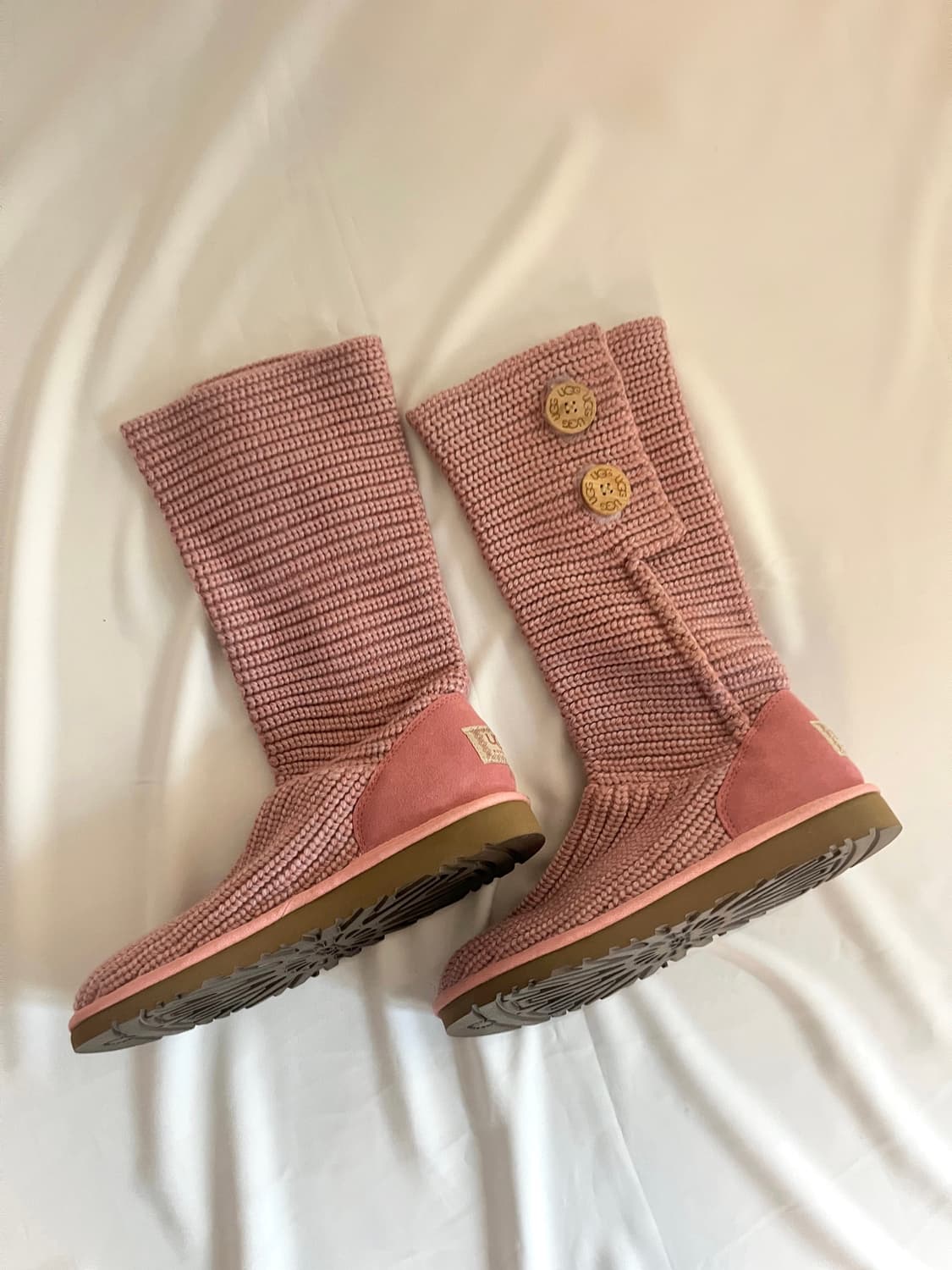 Ugg 어그 베이비 핑크 버튼 부츠 상품이미지8