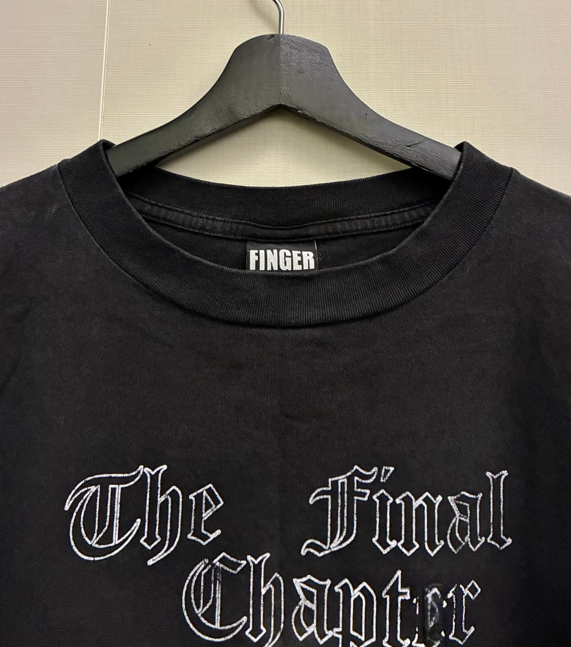 (1)핑거프레스 fh-lsv 튜블라 빈티지 롱슬리브 워시드블랙 상품이미지4