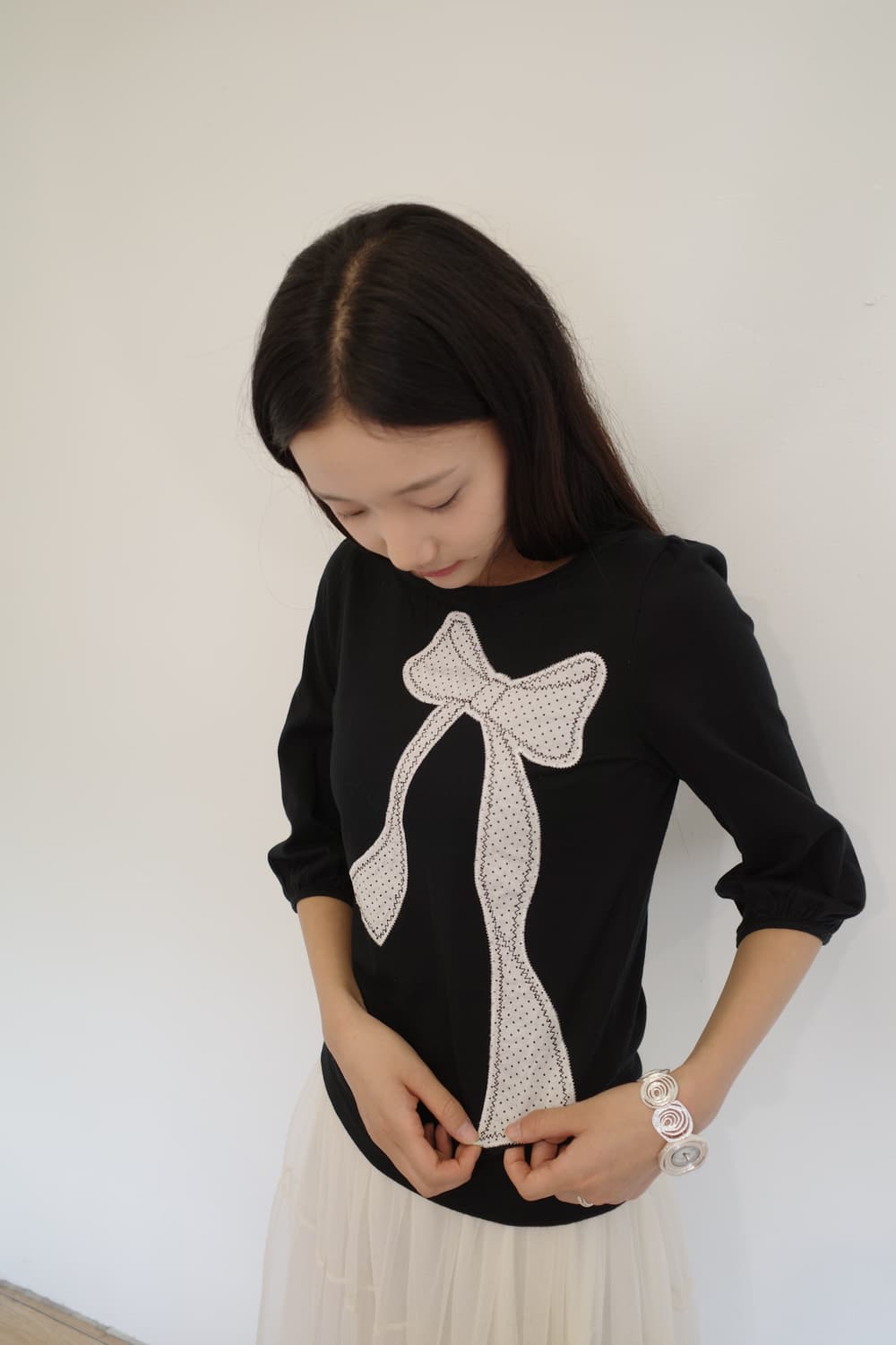 Dot Ribbon T-Shirt  상품이미지2