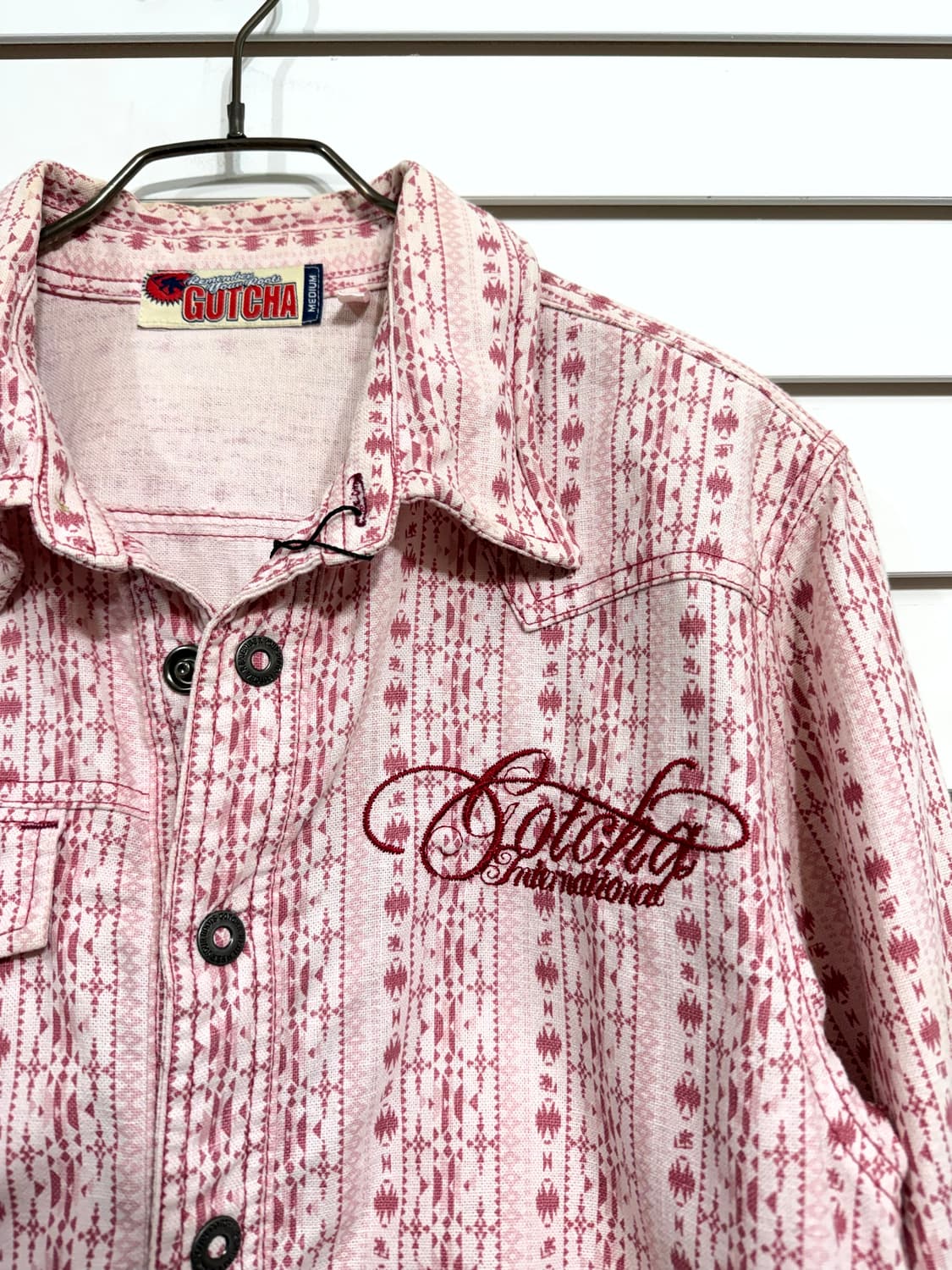 GOTCHA 스냅 셔츠 상품이미지3