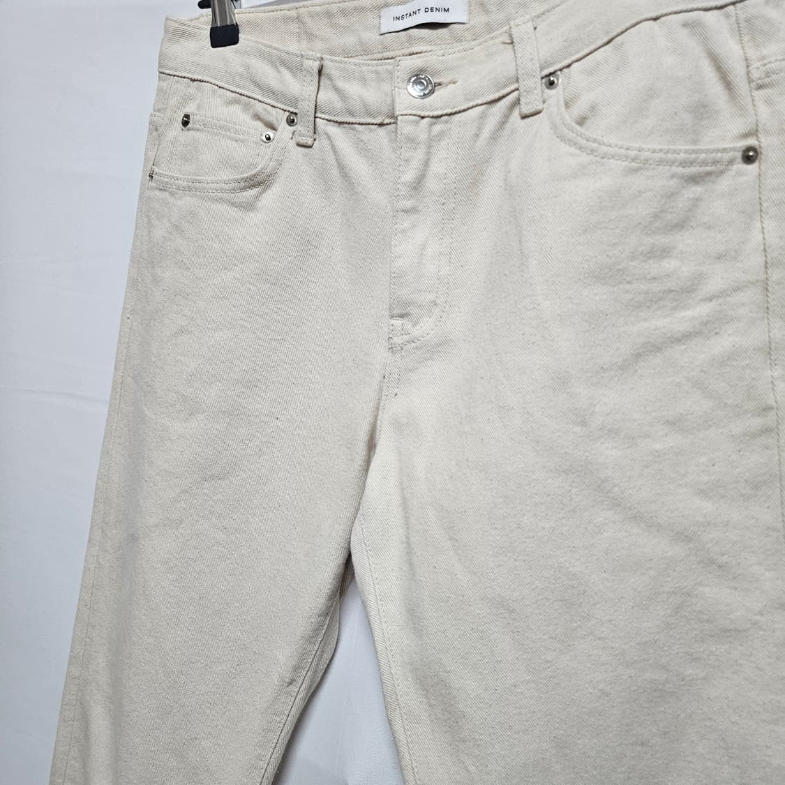 인스턴트데님 슬림핏 크림진 데님팬츠 30 상품이미지2