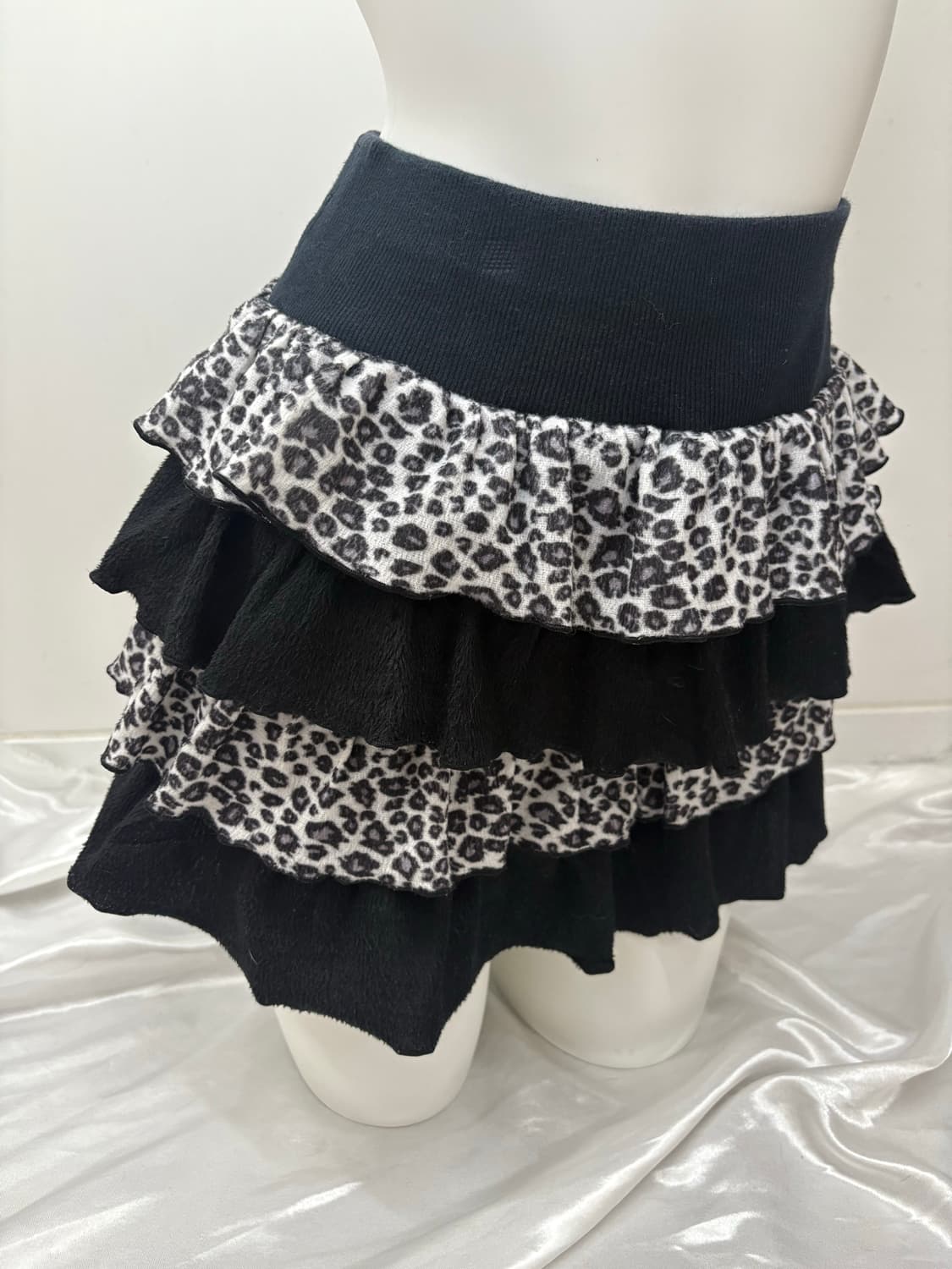 레오파드 캉캉 숏 스커트 상품이미지1