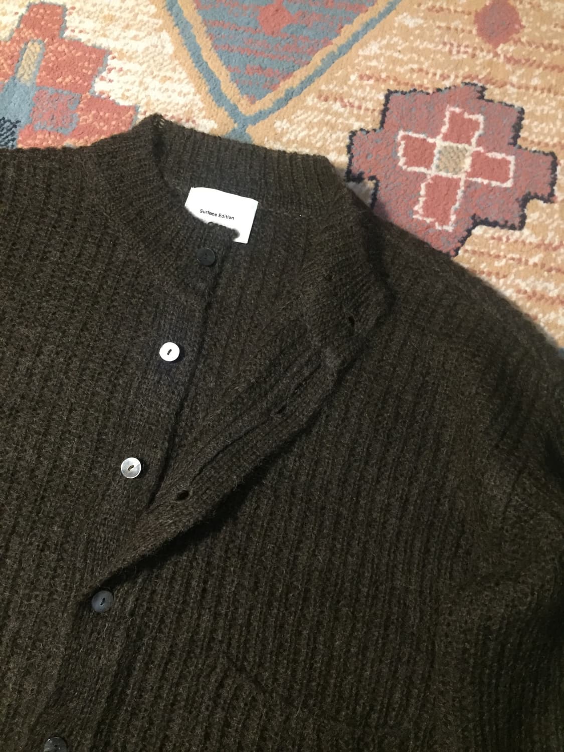 서피스에디션 모헤어 라운드 카디건 상품이미지3