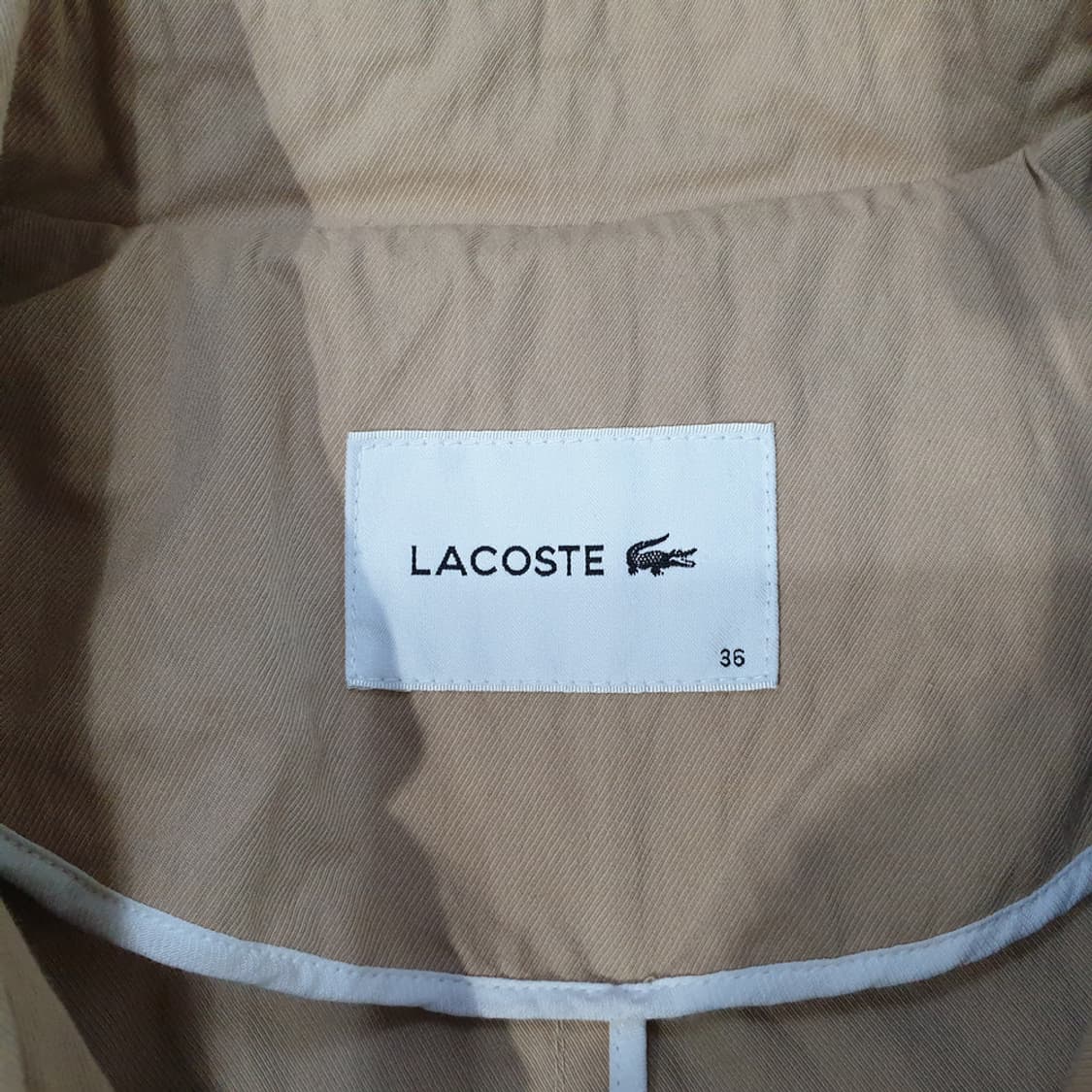 라코스테 레귤러핏 트렌치 코트 95 상품이미지5