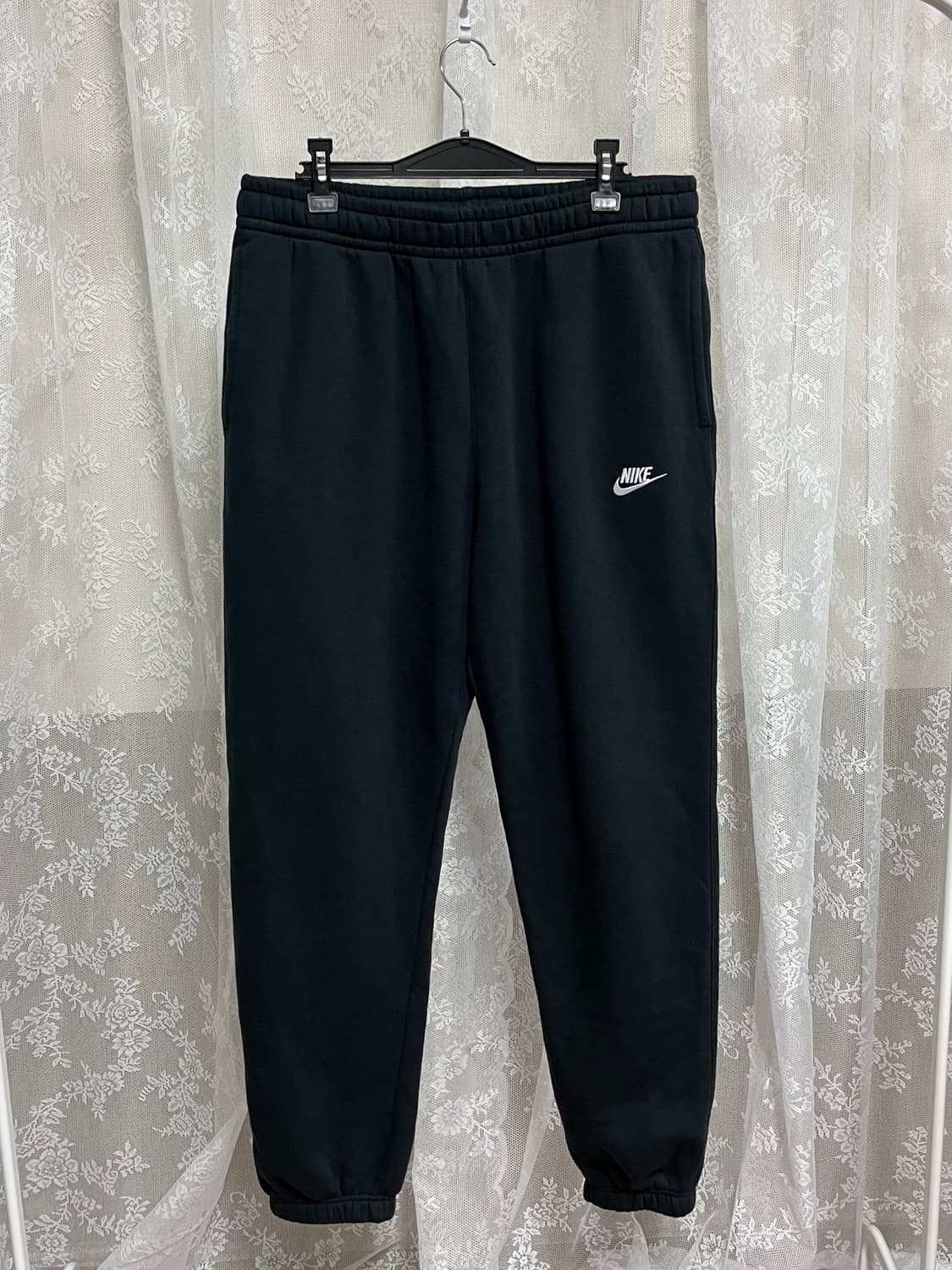 L) 나이키 기모 조거 팬츠 블랙 상품이미지1