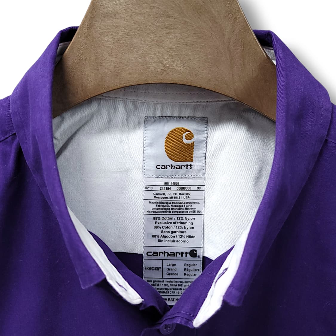 [L] 칼하트 바이올렛 원포켓 긴팔셔츠 상품이미지8