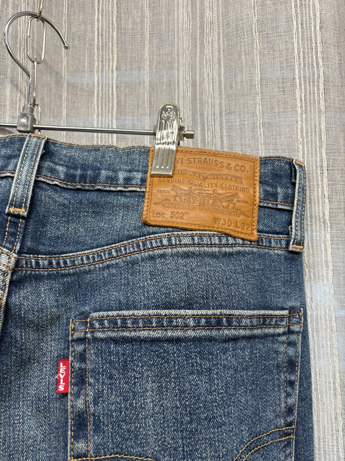 리바이스 511 슬림핏 데님 청바지 Big E 상품이미지6