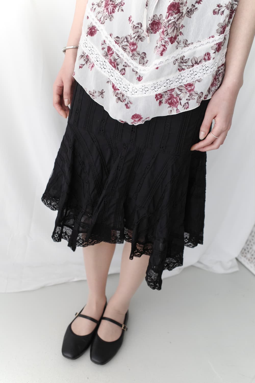 lace flared skirt 상품이미지6