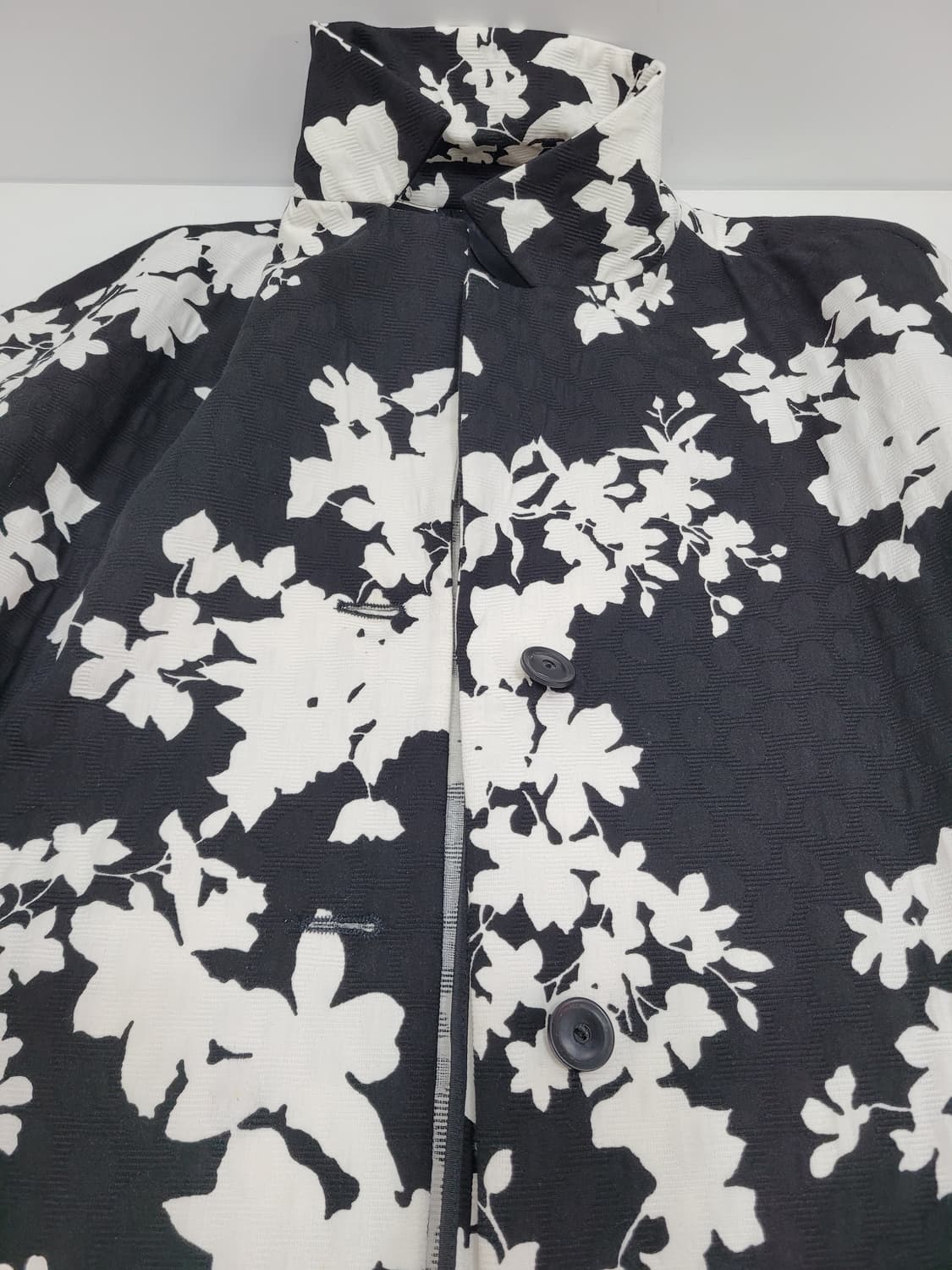 MaxMara 막스마라 플로럴 코튼 자켓 코트 / 여 85 (38) 블랙 상품이미지6