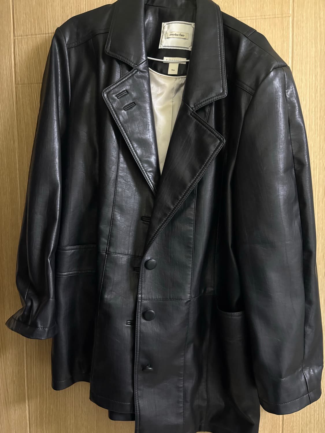 오버듀플레어 overdue flair 레더 leather 자켓 상품이미지2
