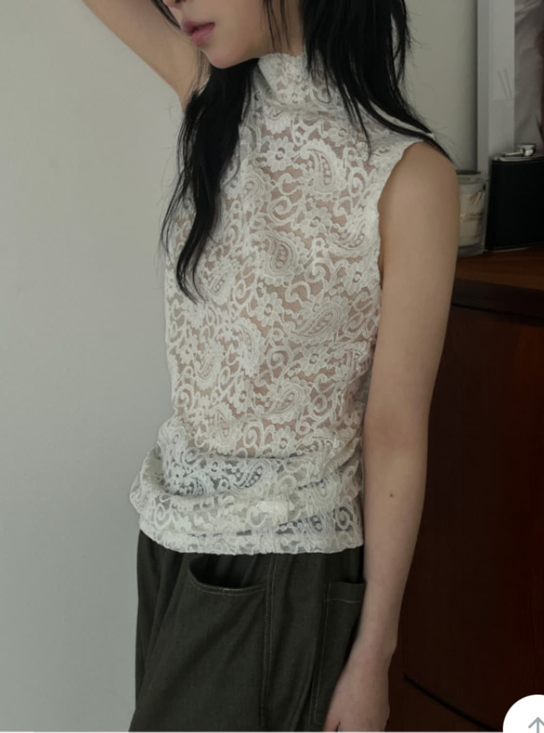 김아홉 레이스 나시 새상품 상품이미지4
