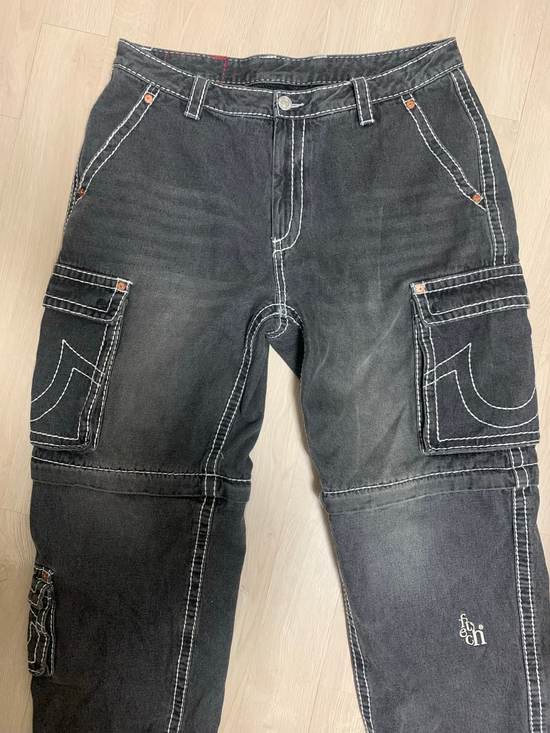 트루릴리전 페치 데님카고팬츠XL 상품이미지1