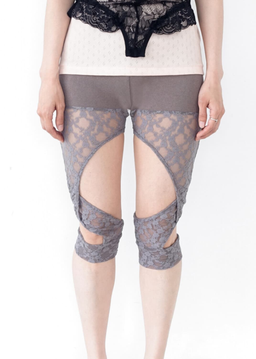 샵페어리 cross up lace leggings 상품이미지1