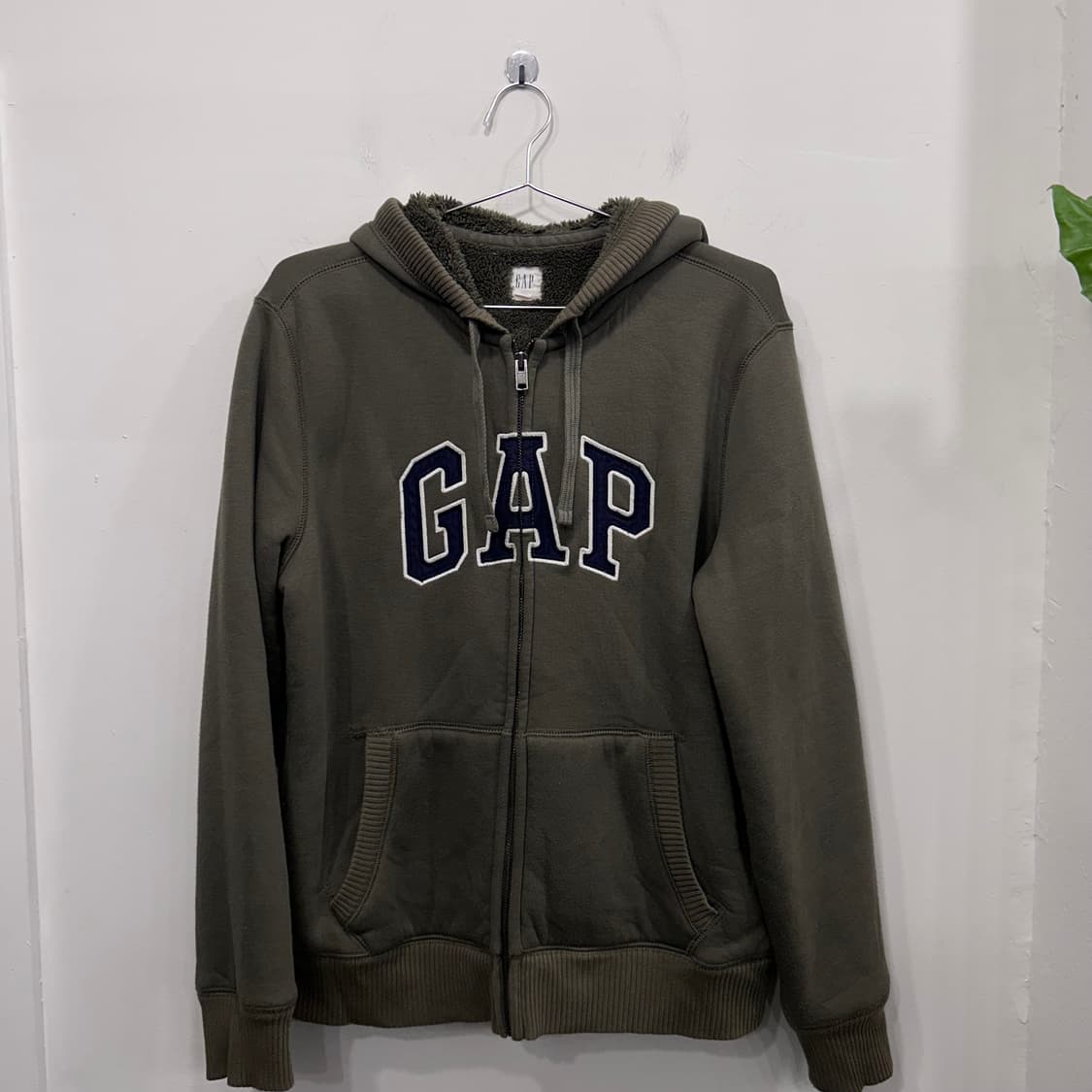 GAP 여성 모헤어 이너후리스 코튼 후드집업 상품이미지2