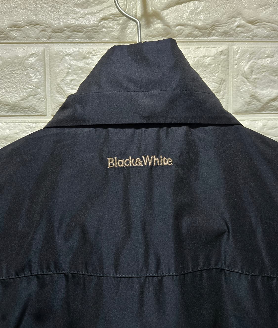 블랙앤화이트 바람막이 자켓 95 상품이미지8