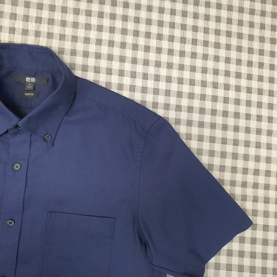 유니클로 반소매 셔츠 남자95 상품이미지3