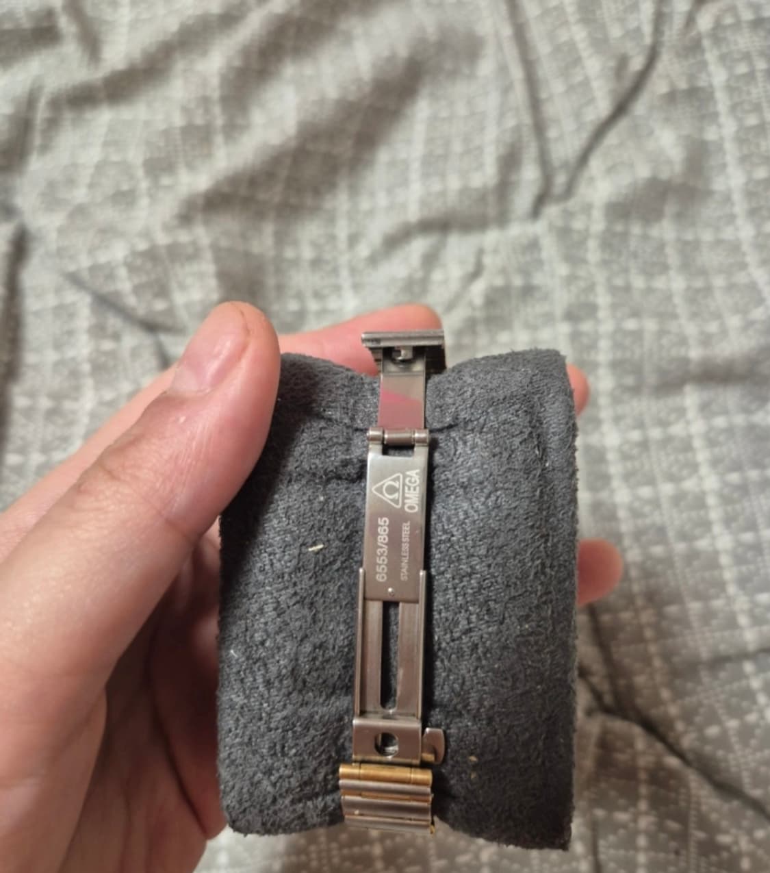 오메가 컨스틸레이션 쿼츠 콤비 여성용 12p 다이아 상품이미지5