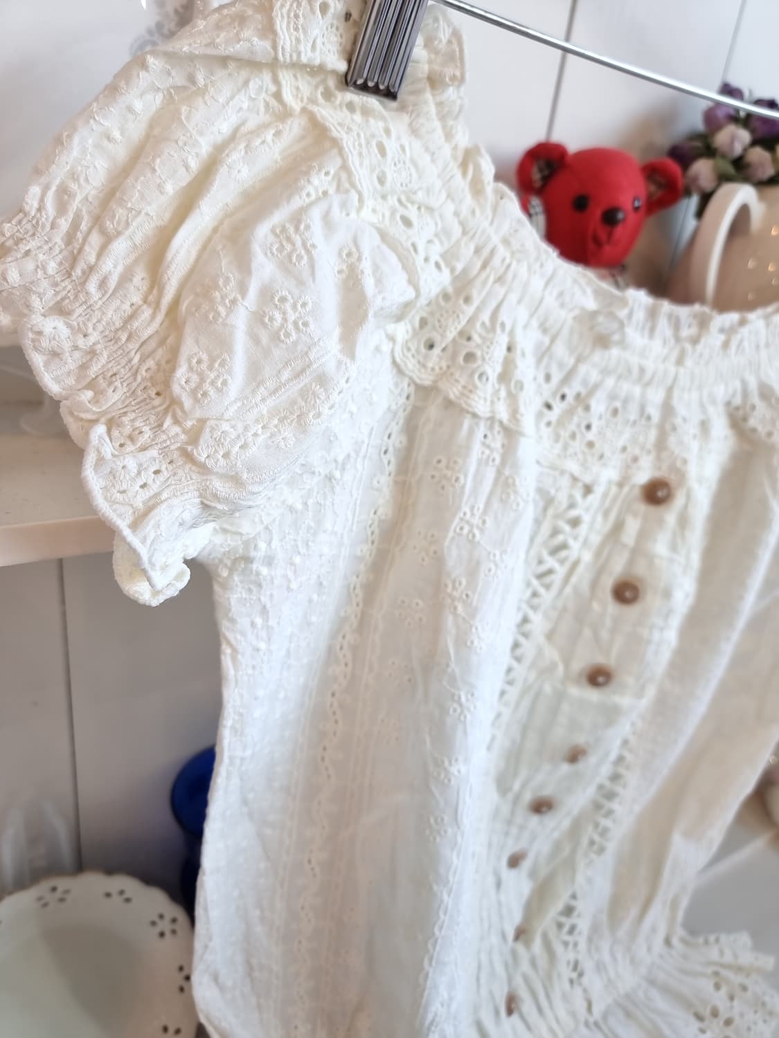 LIZ LISA, 리즈리사오프숄더 블라우스 상품이미지3