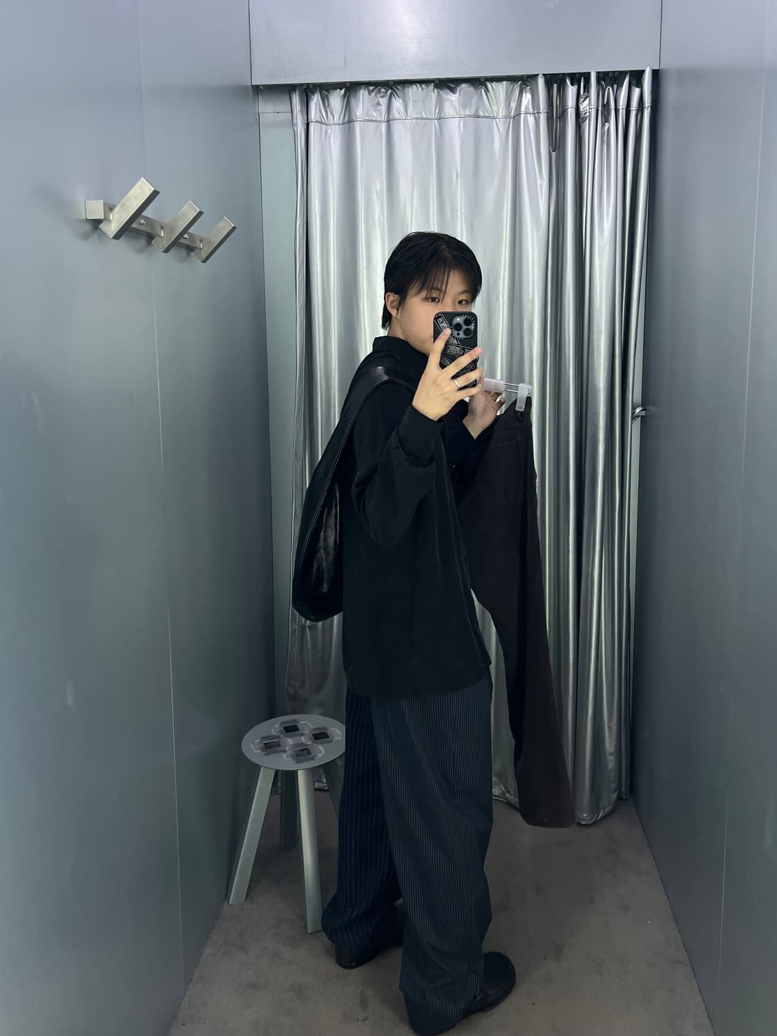 enfold 네이비 스트라이프 트라우저 상품이미지9