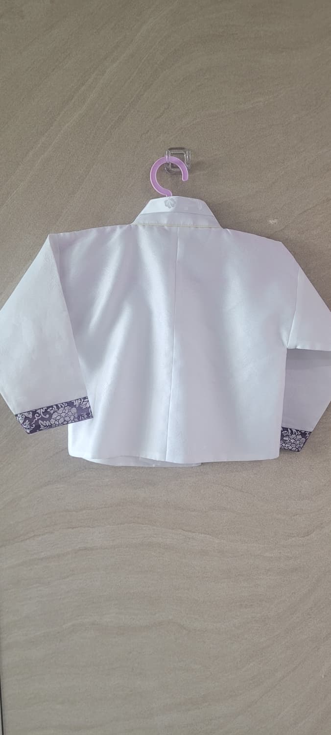 🌈남아 한복 4호🌈 네이비 쓰리피스(5살정도~키작6살)) 상품이미지6