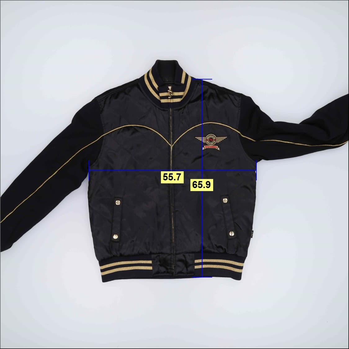 M 에비수 Y2K 올드스쿨 바시티 자켓 0227M 상품이미지6