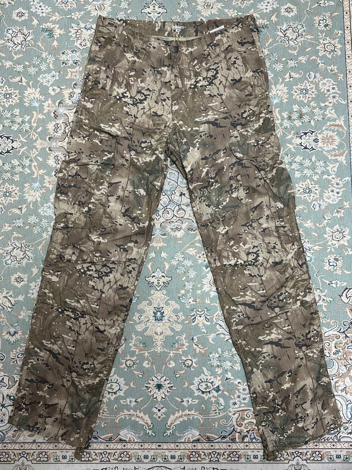 (30)CarharttWip 레귤러 카고팬츠 콜롬비아 상품이미지3