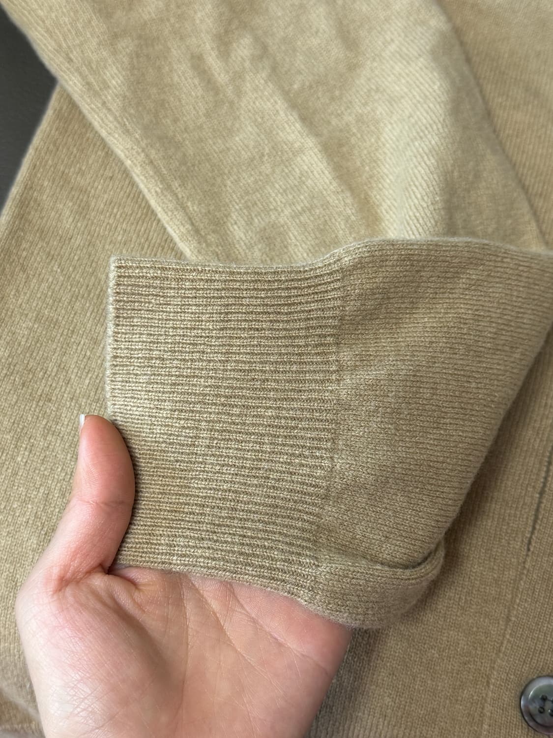 꼼데가르송 가디건 베이지 상품이미지3