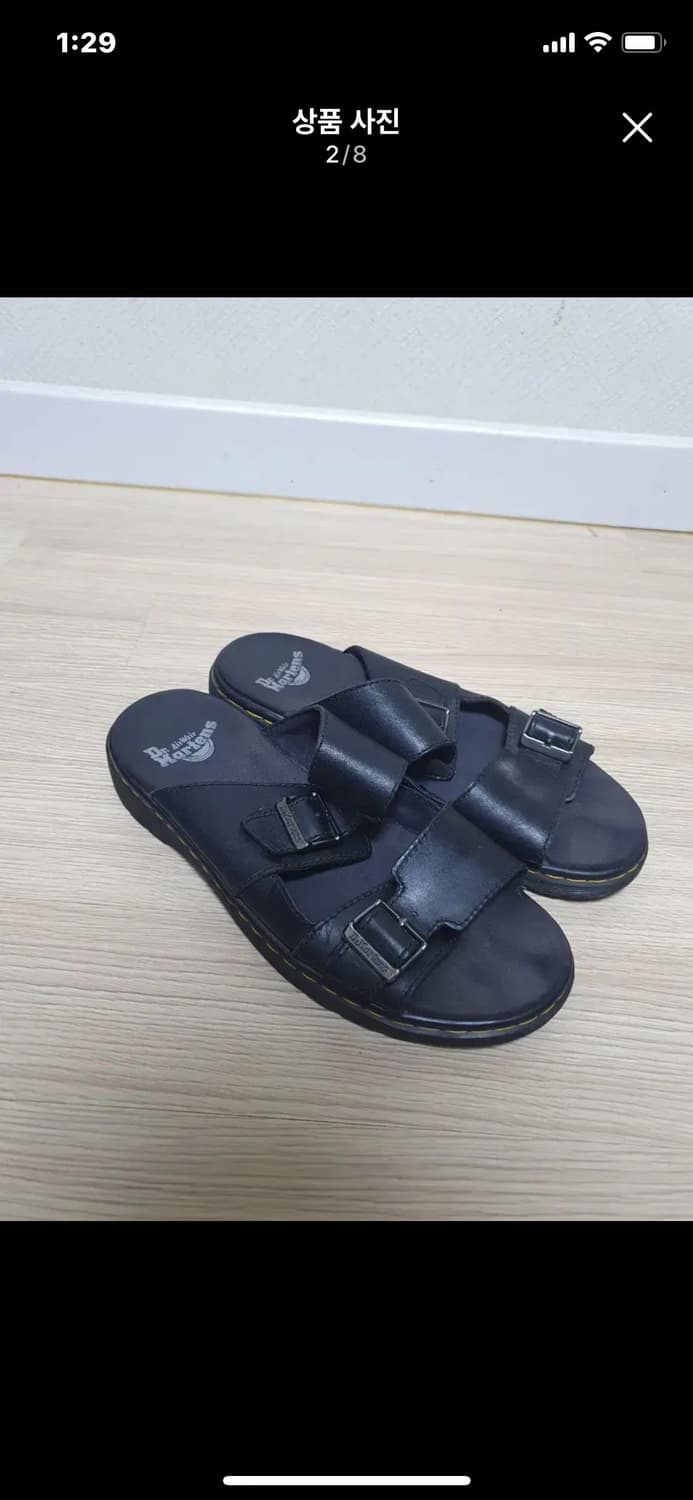 닥터마틴 니콜라이 uk9 280 샌들 블랙 상품이미지1