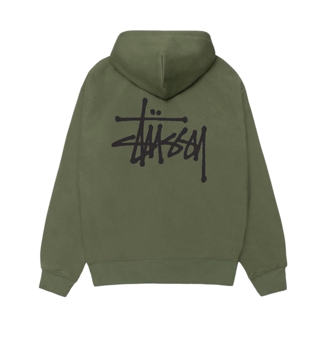 스투시 후드집업 올리브 L 상품이미지2