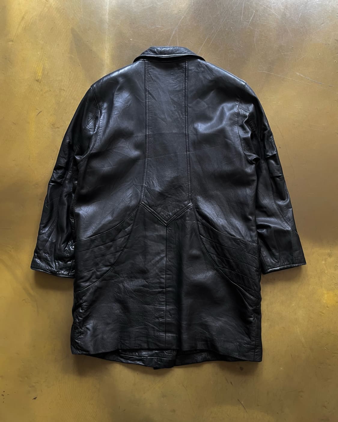 -1990s Jpn Real Lambskin Leather Coat 상품이미지9