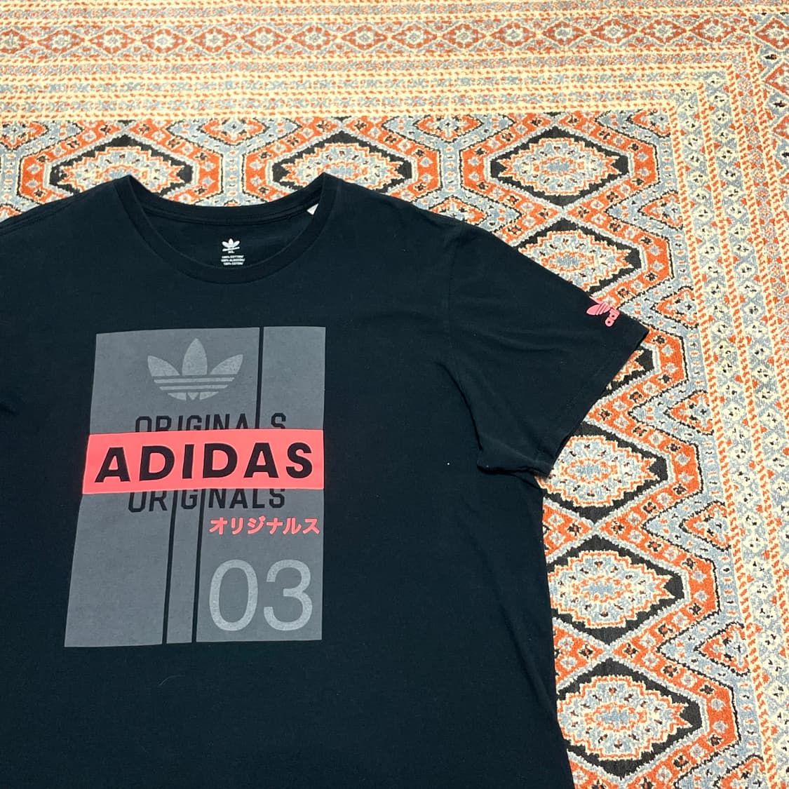 아디다스 오리지날 블랙 반팔티셔츠 남성XL 상품이미지3