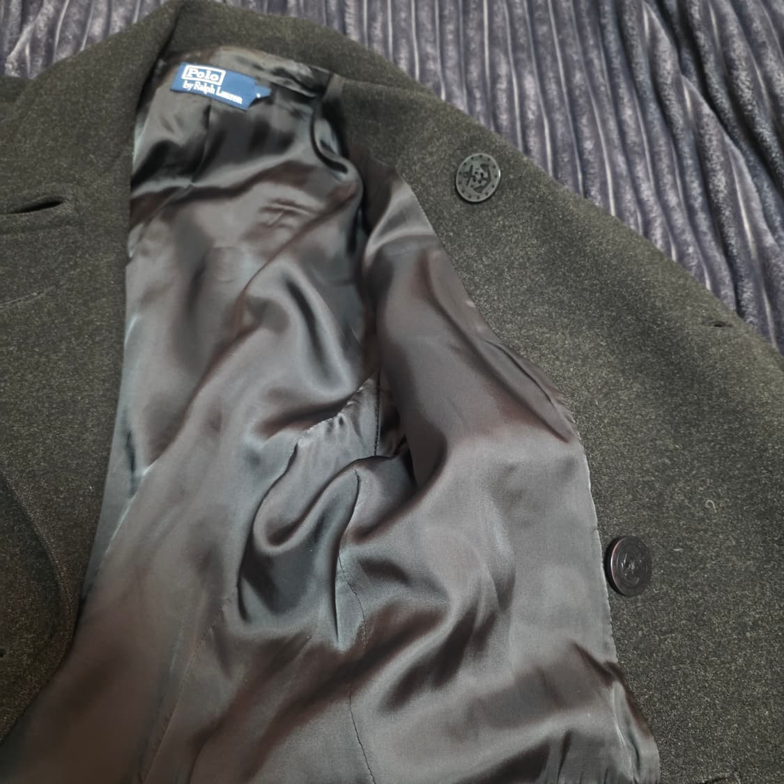 폴로 울100 아카데미 피코트 블랙 L(105) 상품이미지6