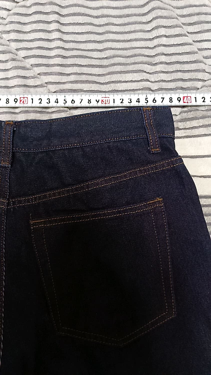 무신사 기모청바지 30인치 기장103 상품이미지7