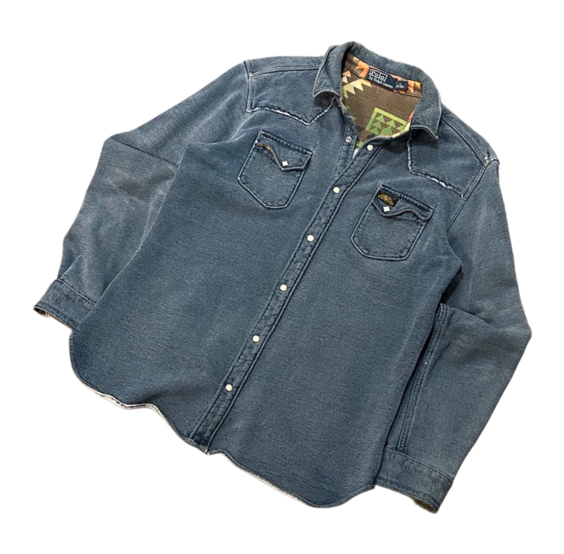 폴로 랄프로렌 잼스톤 웨스턴 데님 셔츠 (XL) 나바호 상품이미지1