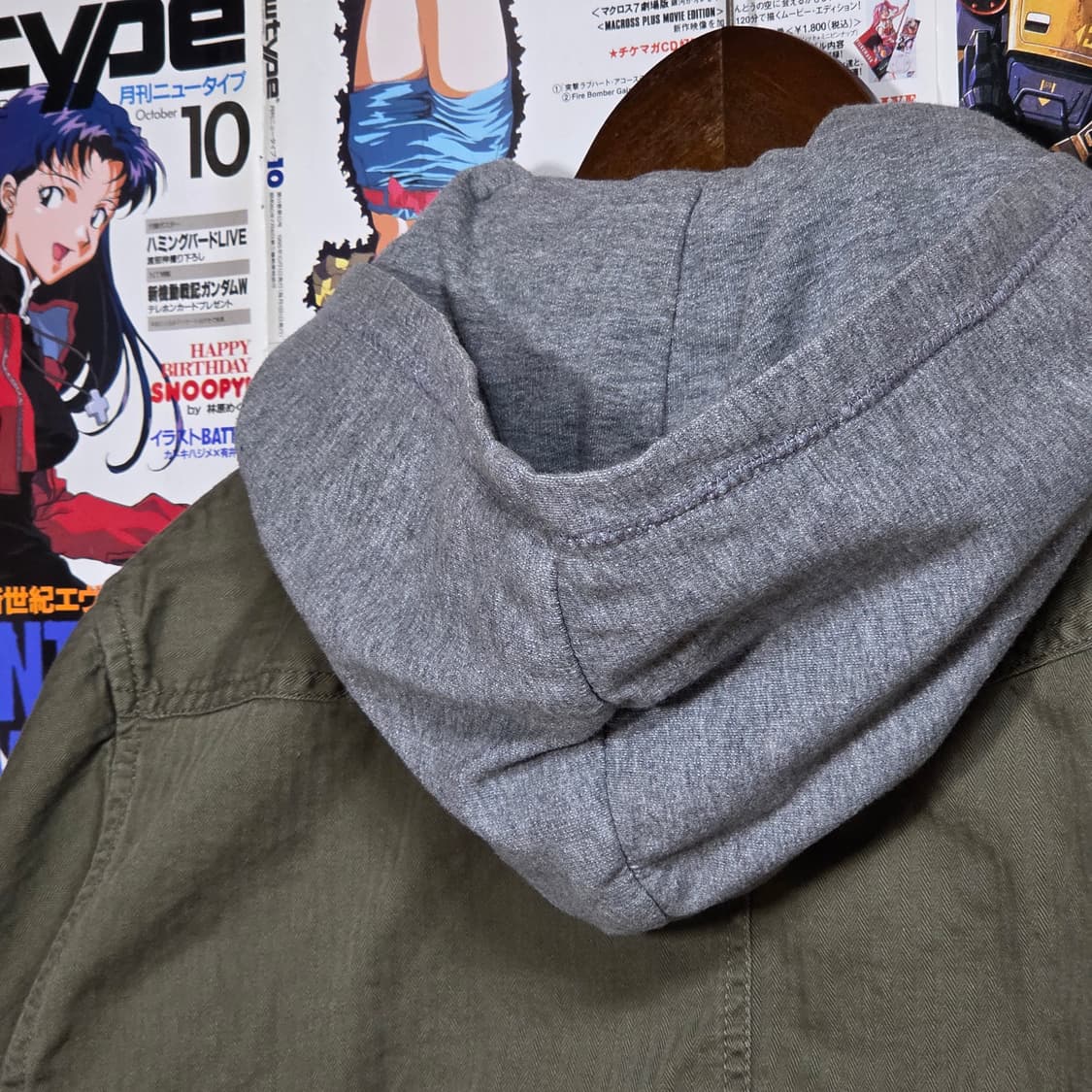 JPN 빈티지 후드 레이어드 밀리터리 셔츠 상품이미지7