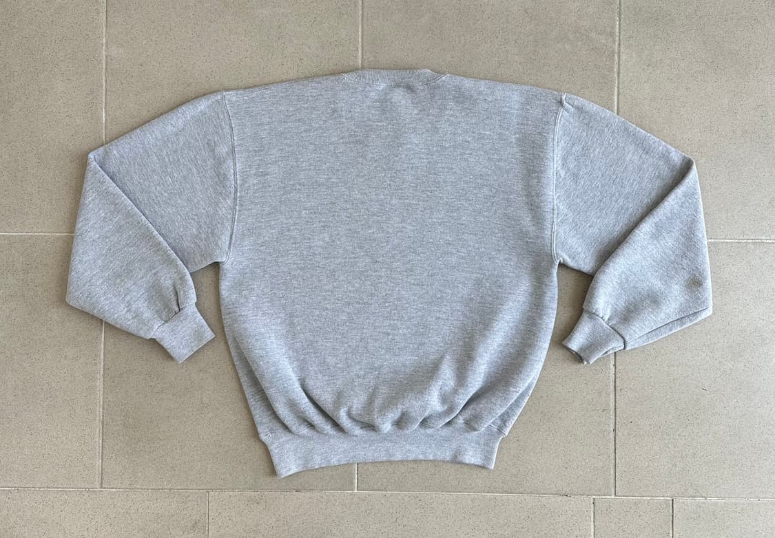 90s 빈티지 러셀 스웻셔츠 그레이 M USA 상품이미지2