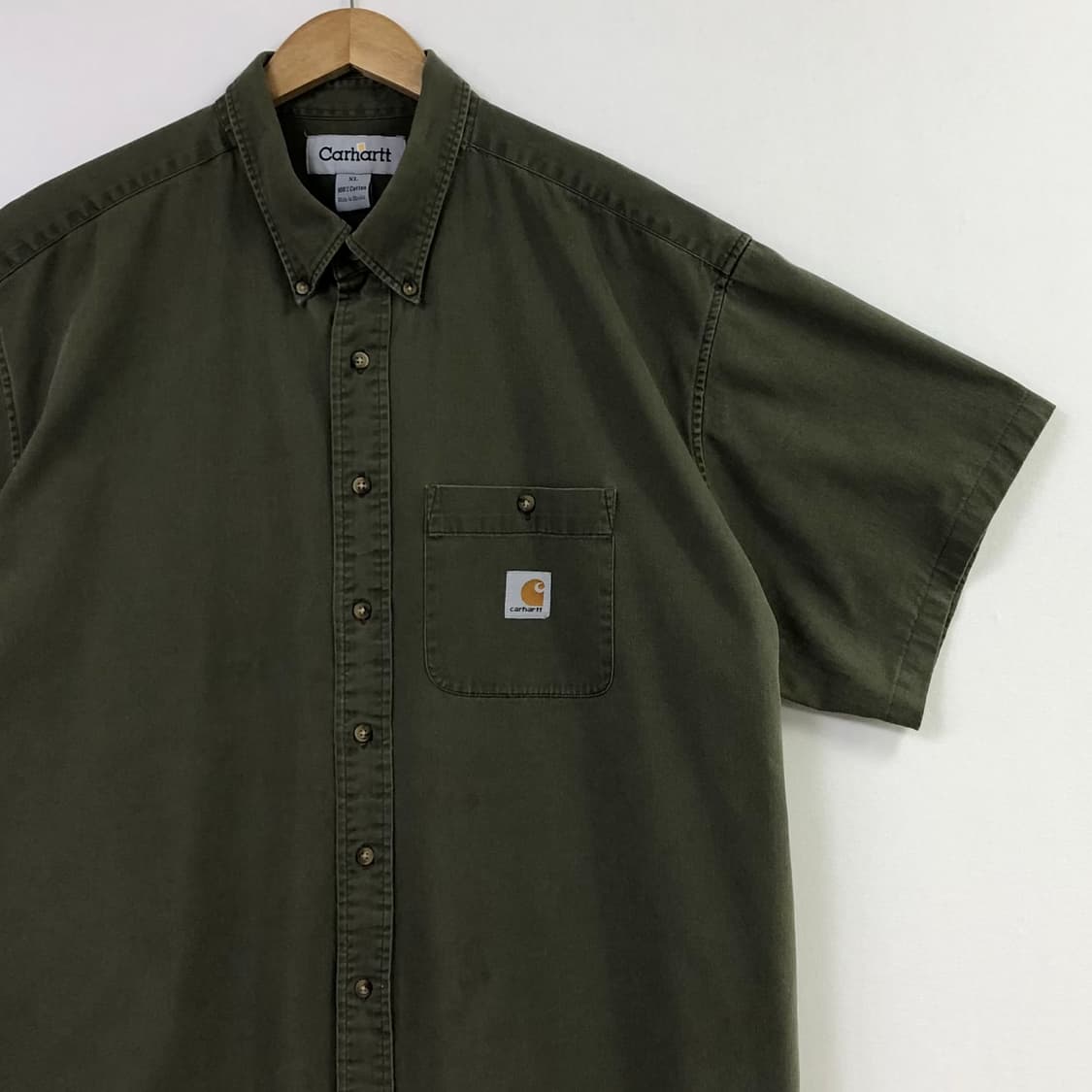 Xxl 칼하트 카키 워크 셔츠 상품이미지1