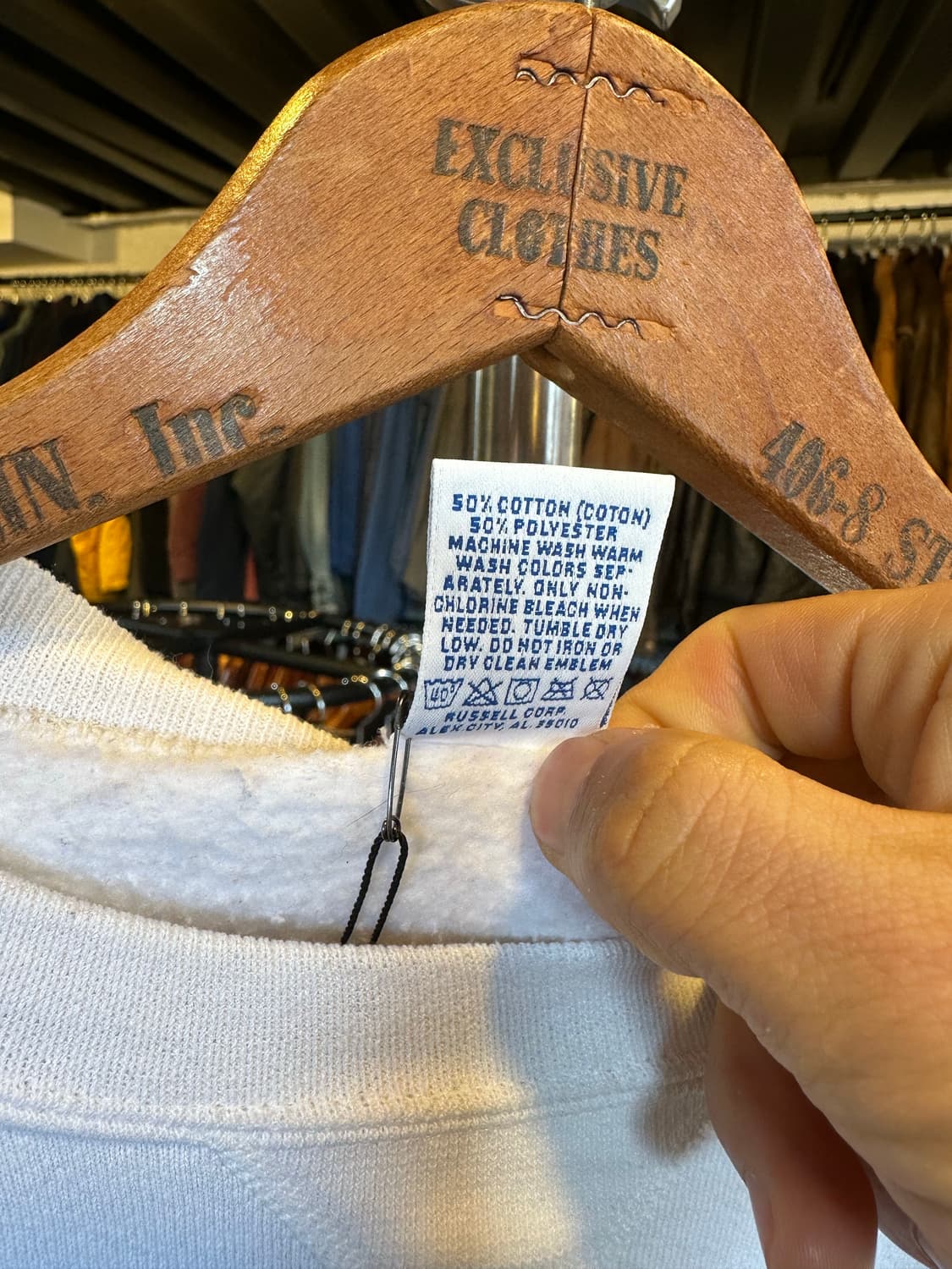 90s 러셀 50/50 스웻 셔츠 made in usa 상품이미지7