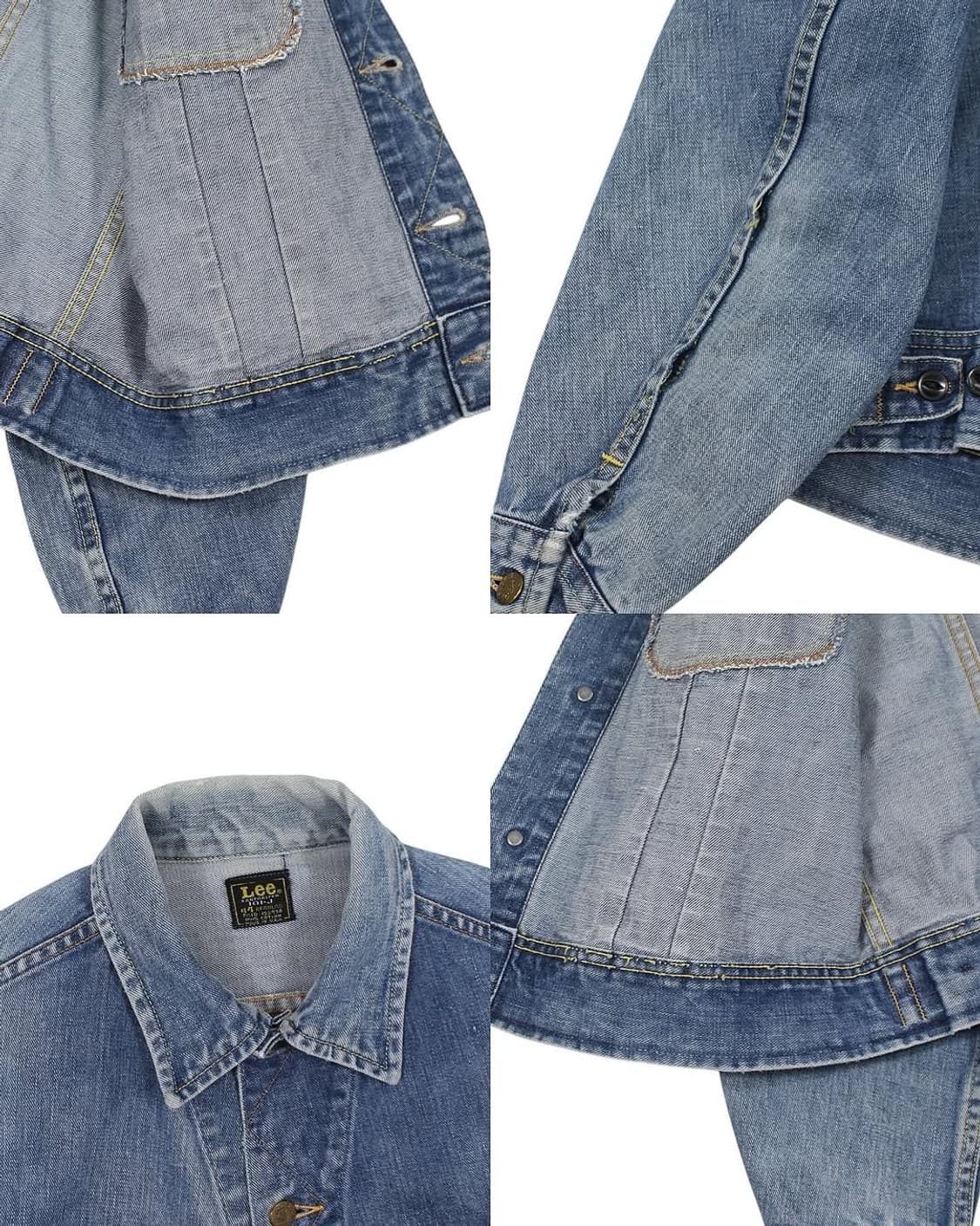 1970s USA Lee 101-J 데님 자켓 빈티지 미국제 리 상품이미지8