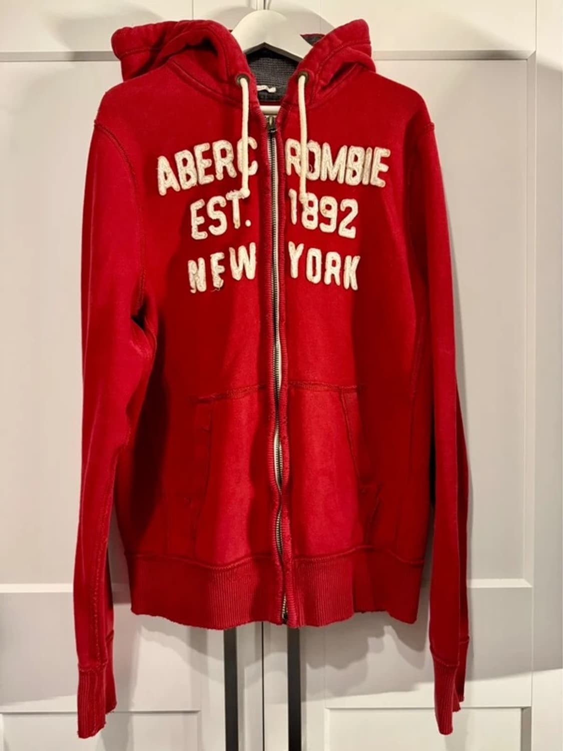 [XL]아베크롬비아담스마운틴 후드집업 레드 양홍원 상품이미지3