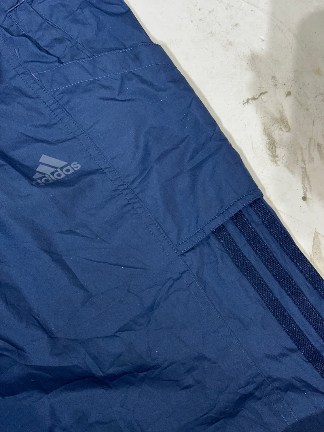아디다스 와이드 네이비 삼선 트랙 팬츠 XL 상품이미지6