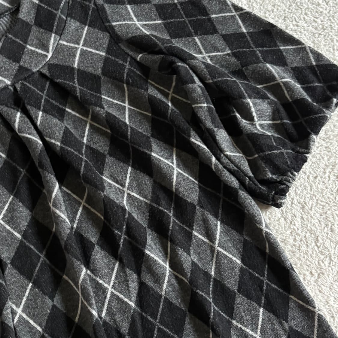 일본빈티지 avv standard 체크 원피스 탑 상품이미지4