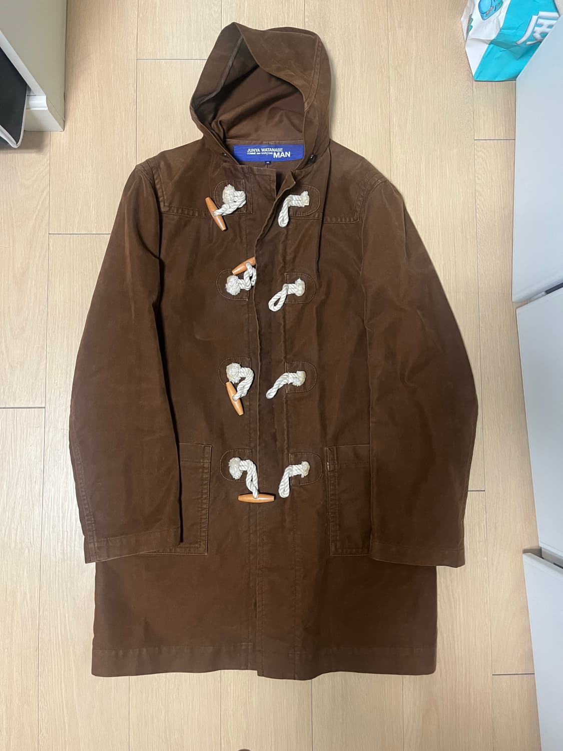 [M]준야와타나베 더플코트 브라운 상품이미지1