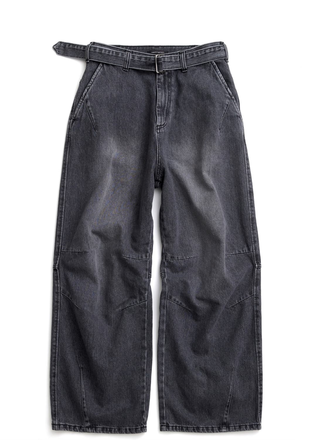 [3]해칭룸X디키즈Belted Snow Jeans Washed Black 상품이미지1