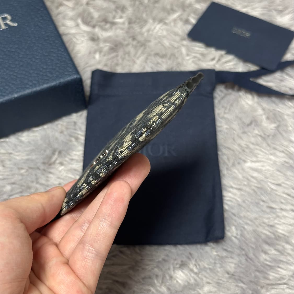 [풀구성] 디올 오블리크 카드지갑 베이지 상품이미지4