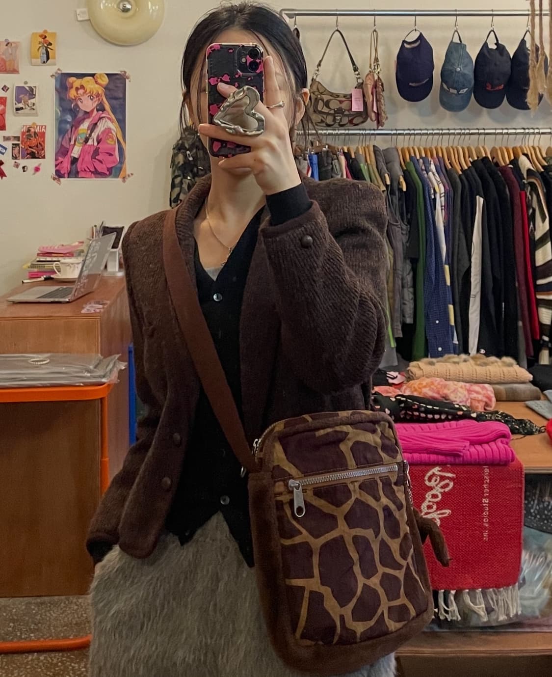 브라운 울 블레이저 [무배] 상품이미지2