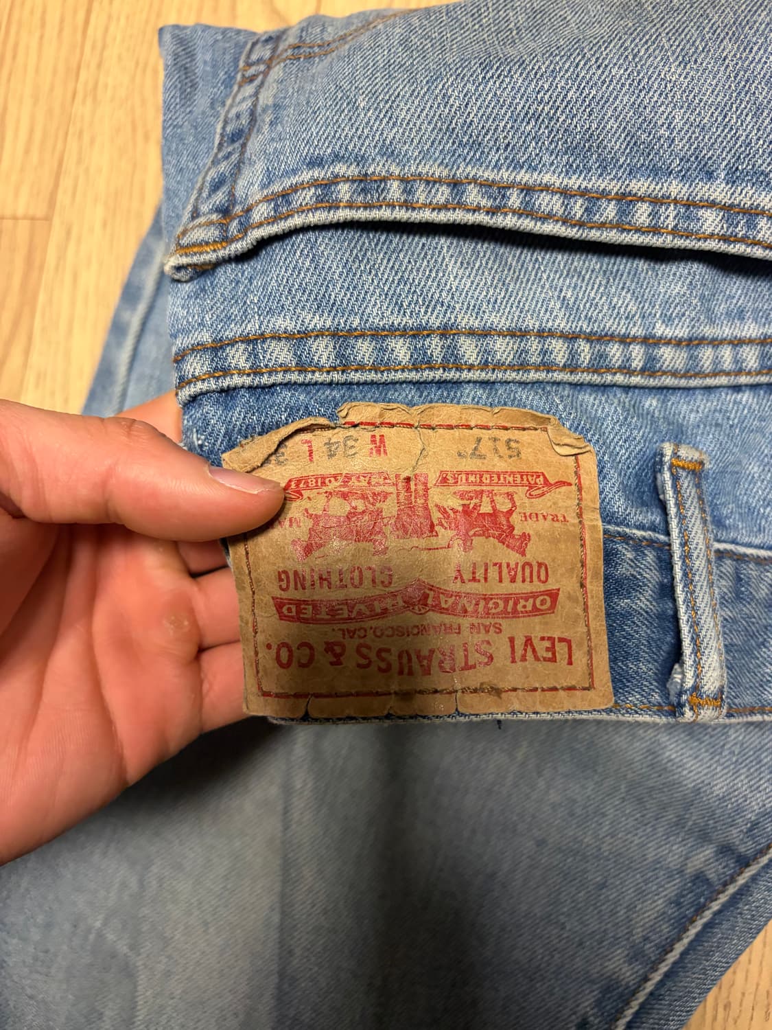 빈티지 리바이스 517 34x32 상품이미지5